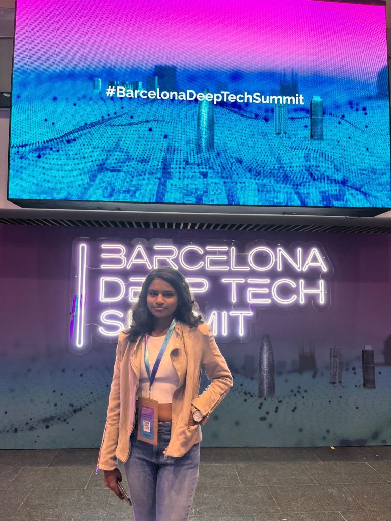 Soundharya at Barcelona Deep Tech